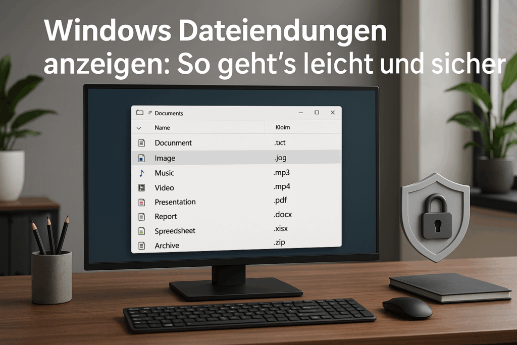 Windows Dateiendungen anzeigen: So geht’s leicht und sicher