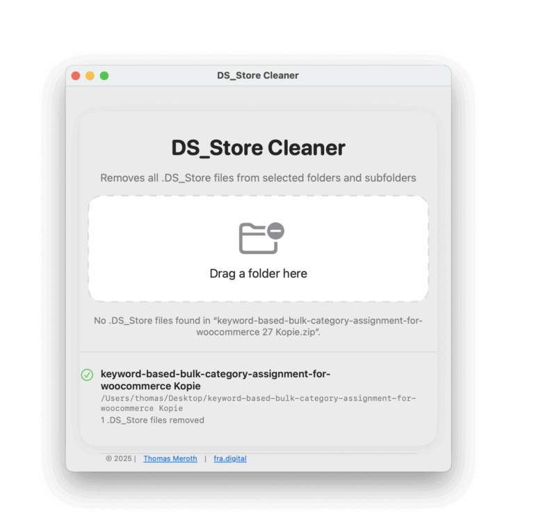 DS_Store Cleaner for macOS: Delete .DS_Store Files in Seconds