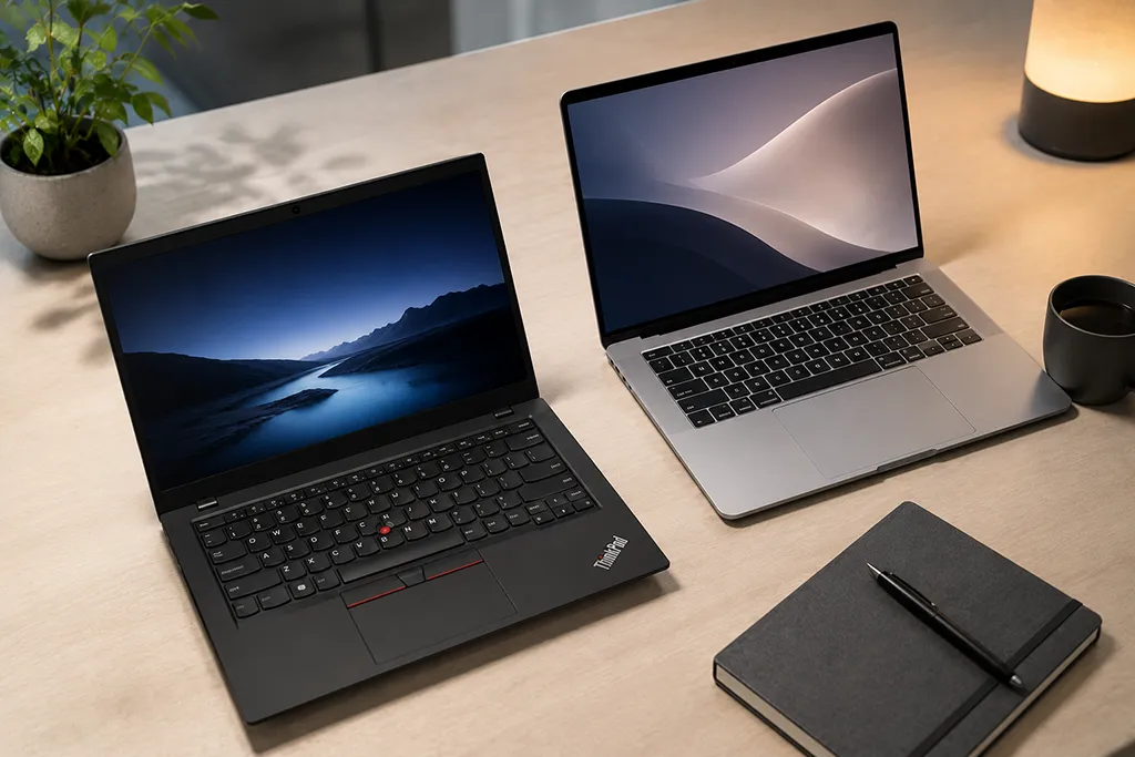IT support for Windows laptops and MacBooks: cross-platform setup and assistance in a modern workplace.
