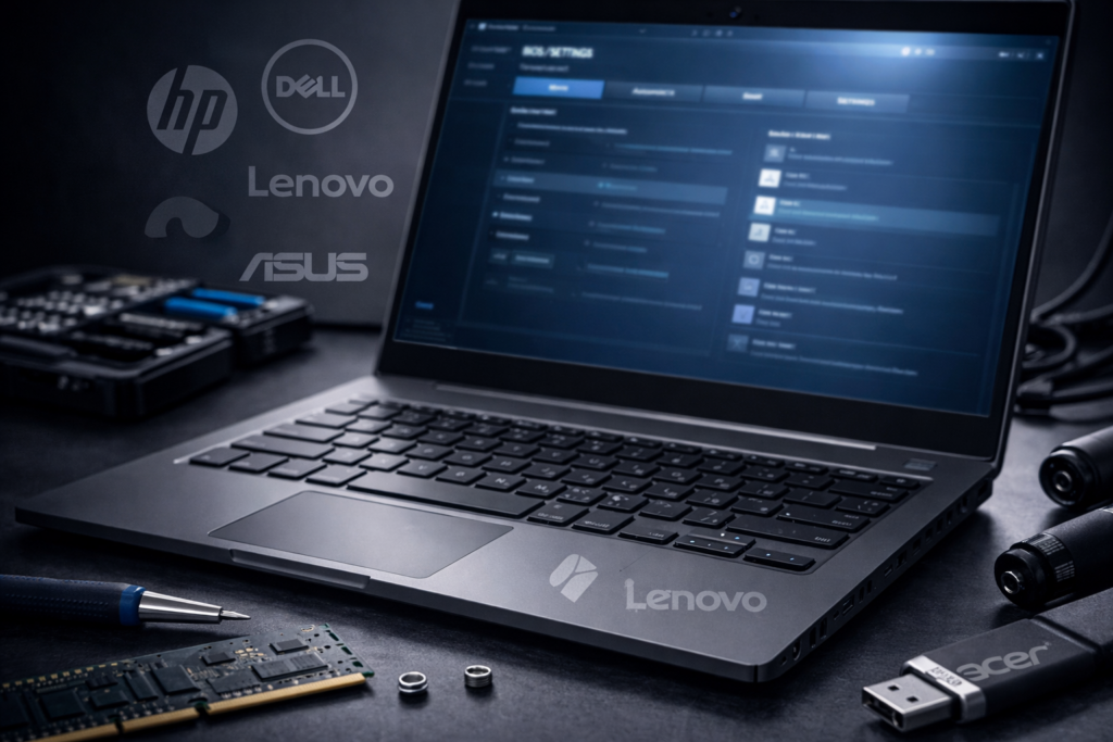 Gesamtliste: Tastenkombinationen für BIOS / UEFI / Bootmenü / Startoptionen (alle Hersteller)